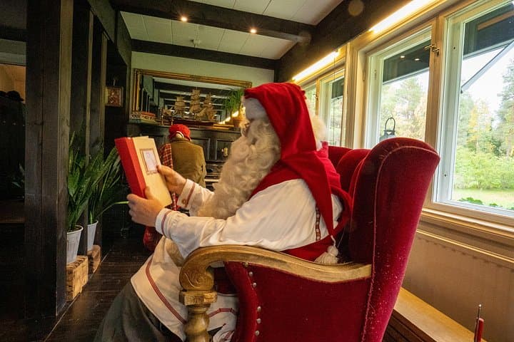 Private Meeting with Santa Claus in His Secret Home