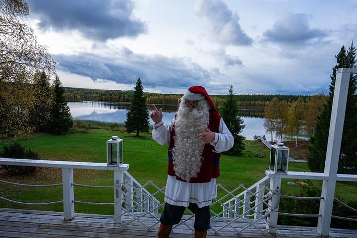 Private Meeting with Santa Claus in His Secret Home