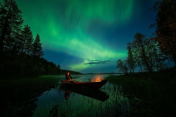 Northern Lights in autumn