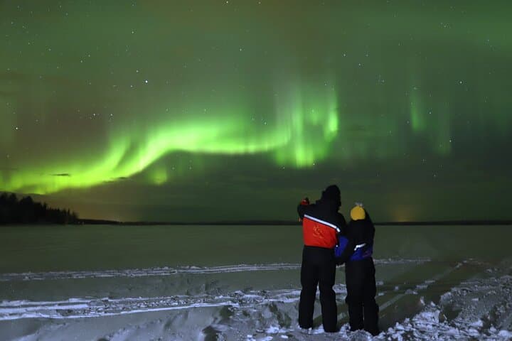 Aurora Borealis Trip in Lapland Lakeside