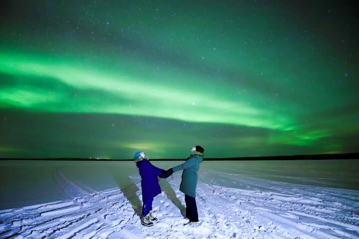 Aurora Borealis Trip in Lapland Lakeside