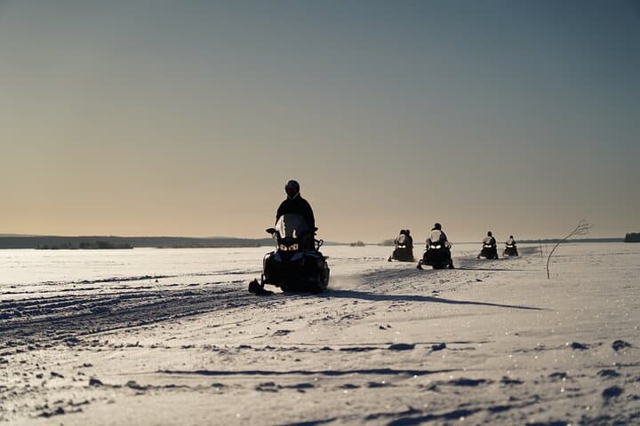 Pure Snowmobile Safari in small group