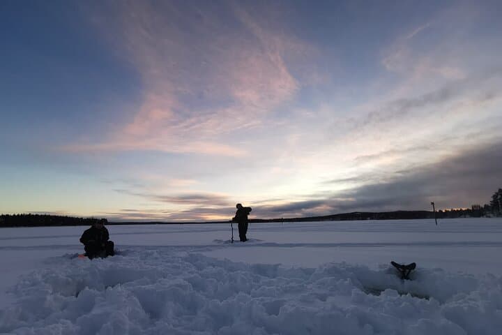 Snowmobile & Ice Fishing Introduction Combo (Small Group of 8)