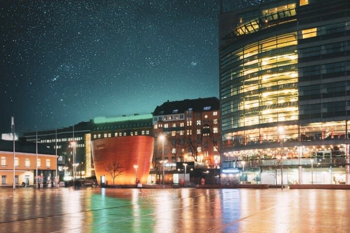 Helsinki Christmas Lights Self Guided Walking Tour with an APP