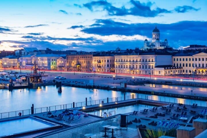 Helsinki Christmas Lights Self Guided Walking Tour with an APP