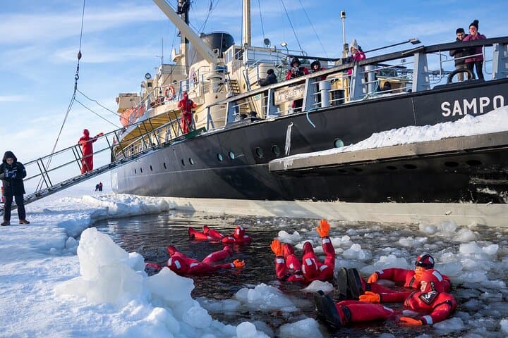 From Tornio: Icebreaker Sampo Cruise with icefloating program