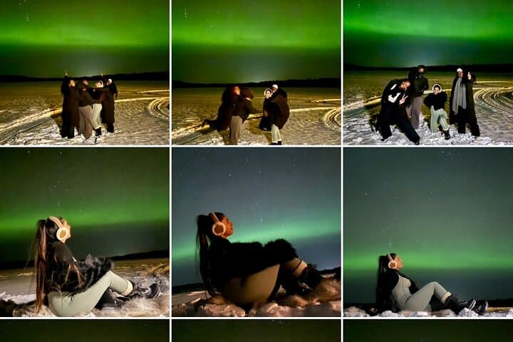 Northern Lights Adventure in the Wild with Campfire Treats