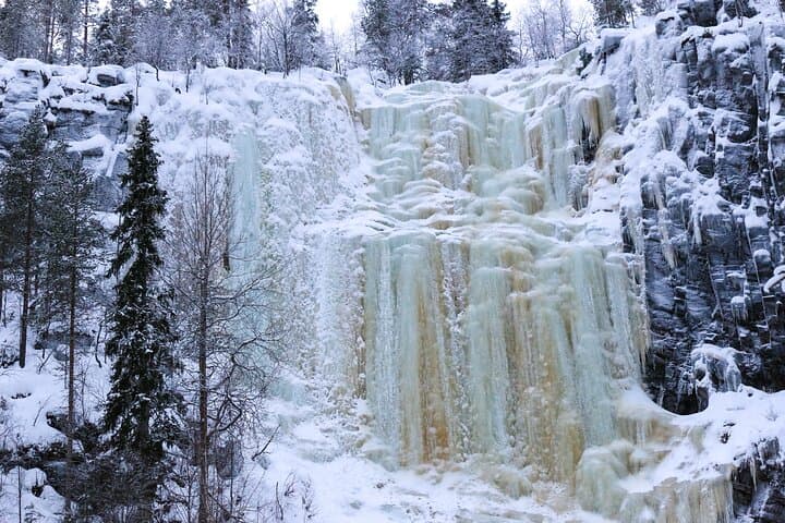 Frozen Waterfalls in Korouoma