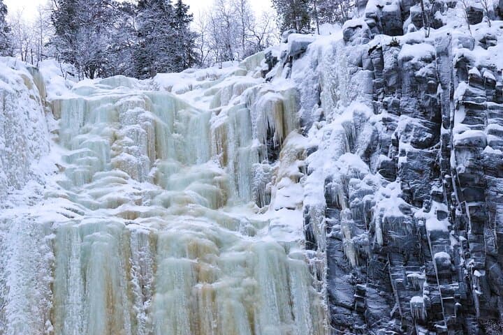 Frozen Waterfalls in Korouoma