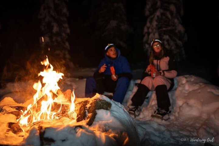 LEVI Adults Only Northern Lights Snowshoe Hunt (ALL INCLUDED)