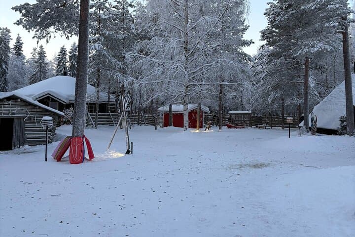 Reindeer Sleigh Ride in Rovaniemi