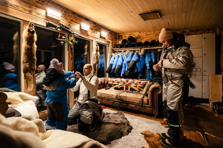 Arctic Night Odyssey: Northern Lights Drive & Snowmobile Safari