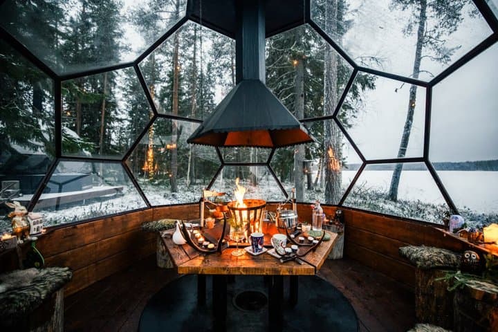 Arctic Magic: Santa's Village, Snowmobiling & Glass Igloo Lunch