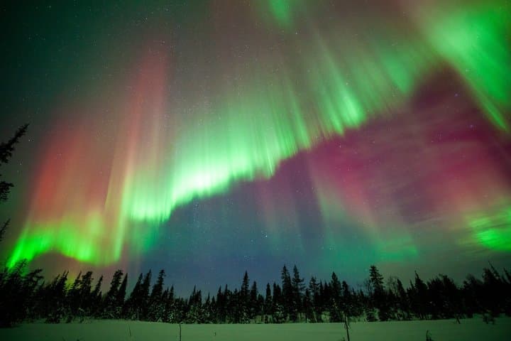 Private Evening Snowmobile Safari with Aurora Spotting