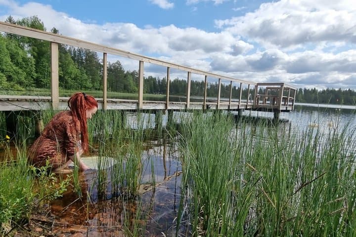 Traditional Drum Making Workshop in Kuusamo