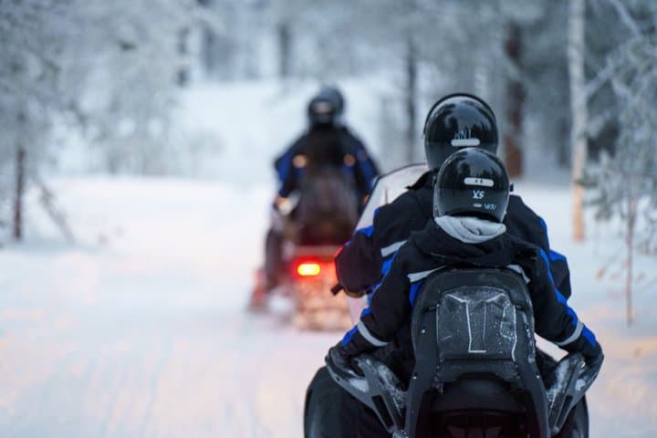 Family Snowmobile Safari from Santa Claus Village