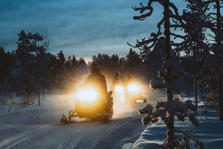 Night Snowmobile Safari, Rovaniemi