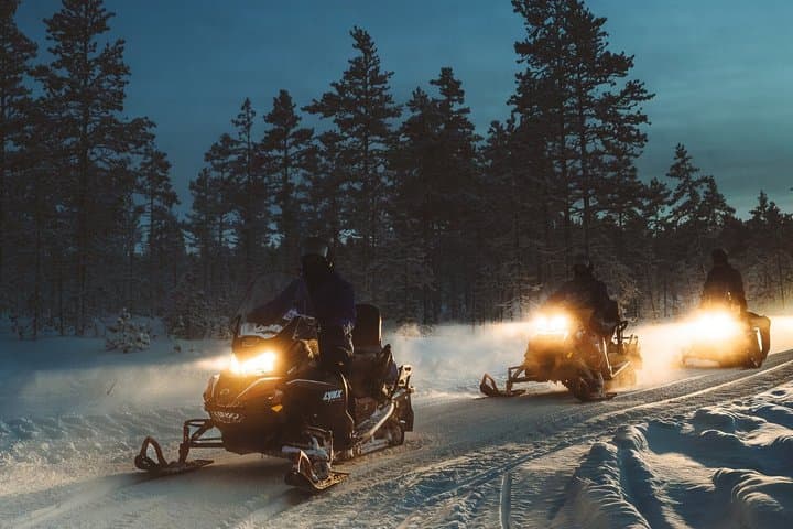 Night Snowmobile Safari, Rovaniemi