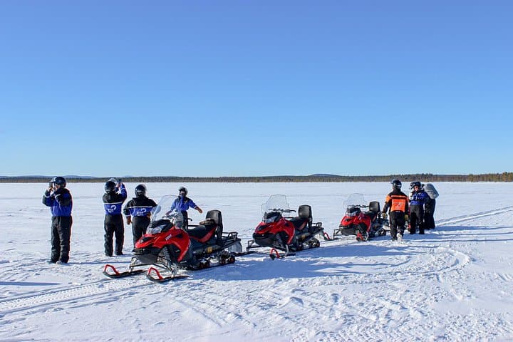 4 Hour Snowmobile Safari to the Levi Fells with Coffee Break