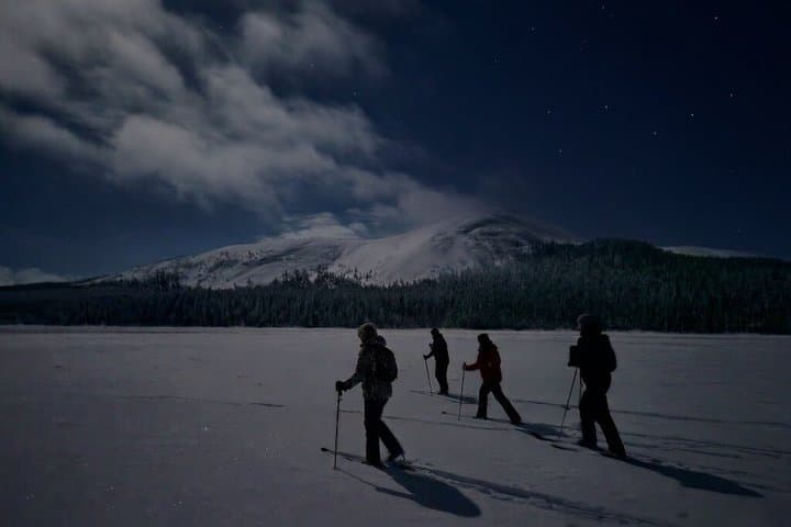 Night Skiing Experience in Ylläs under the Arctic Sky