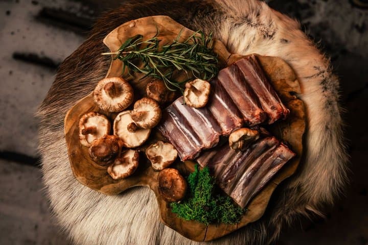 Flavors of Lapland: Gourmet Fire-Side Dinner in a Glass Igloo