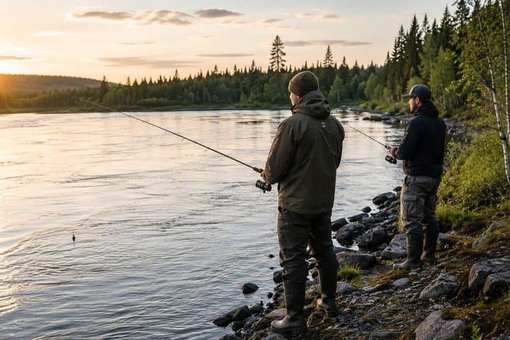 Fishing fun near Rovaniemi