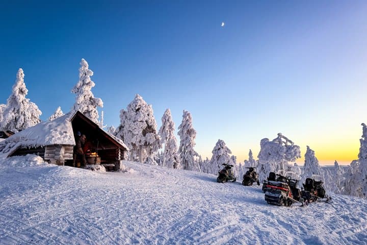 Snowmobile Adventure in Lapland