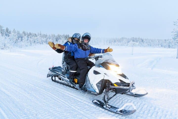 Snowmobile Safari to Reindeer and Husky Farms - Rovaniemi