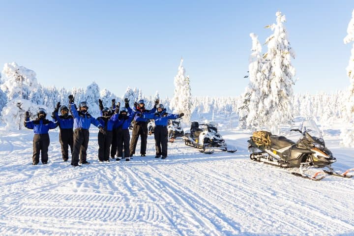 Snowmobile Safari to Reindeer Farm - Saariselkä