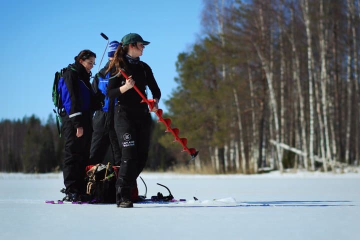 Full Day Snowmobile Adventure with Ice Fishing - Rovaniemi