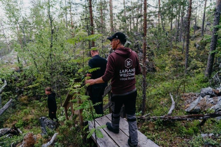 Caves, Cliffs & Canoe Adventure at Kätkävaara