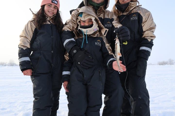 Snowmobile and Ice Fishing Experience