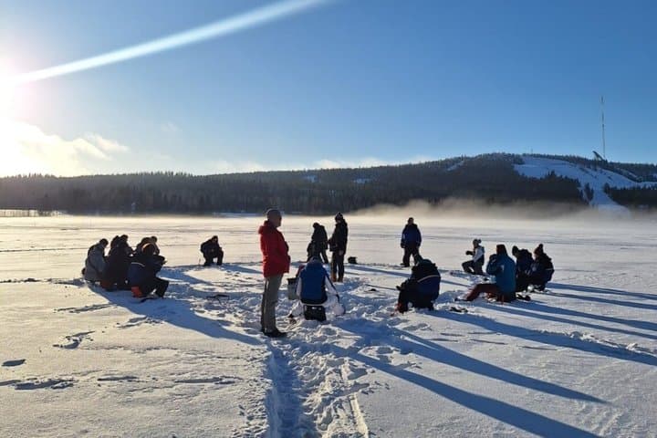 Ice Fishing Experience in Vuokatti