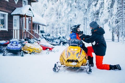 Lapland Family Snowmobile Safari from Rovaniemi