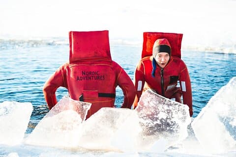 Daytime Arctic Ice-Floating in Rovaniemi, Small-Group