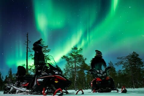 Night Adventure by Snowmobile (Private)