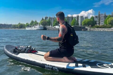 Paddle to Kalliosaari Island with our guided SUP adventure (5pl)