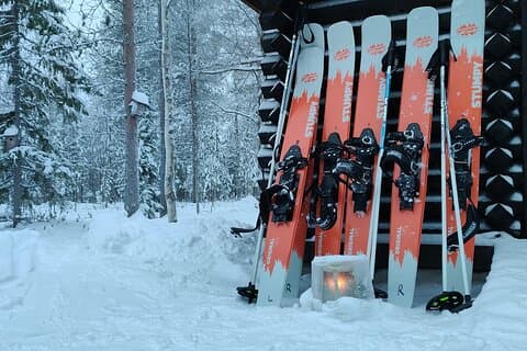 Sliding ski´s are ready for the adventure
