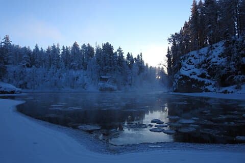 Little Bear's Trail Snowshoeing Adventure in Oulanka np