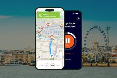 GPS Audioguide app: From Senate Square to South Port (Offline).