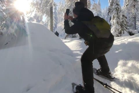 Snowshoe Adventure in Vuokatti Winter Wonderland