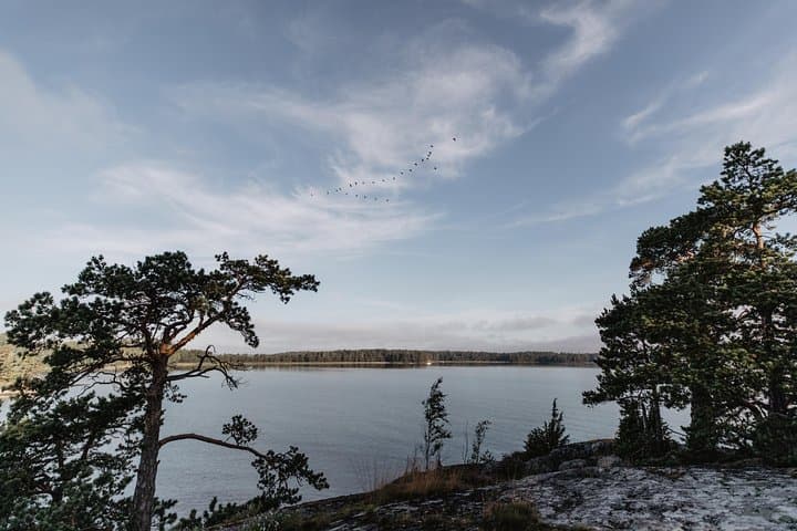 Some of the islands have amazing view points to the Baltic Sea.