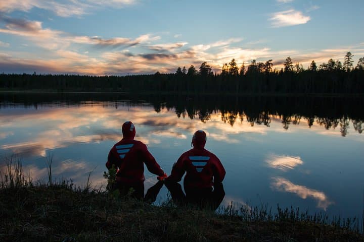 Summer Day or Night Floating in Rovaniemi