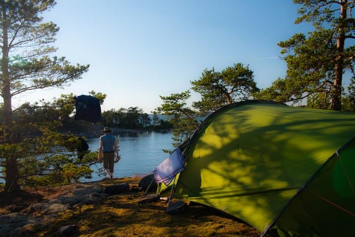 Wild Camping during one of our expeditions