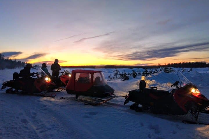Night Adventure by Snowmobile (Private)
