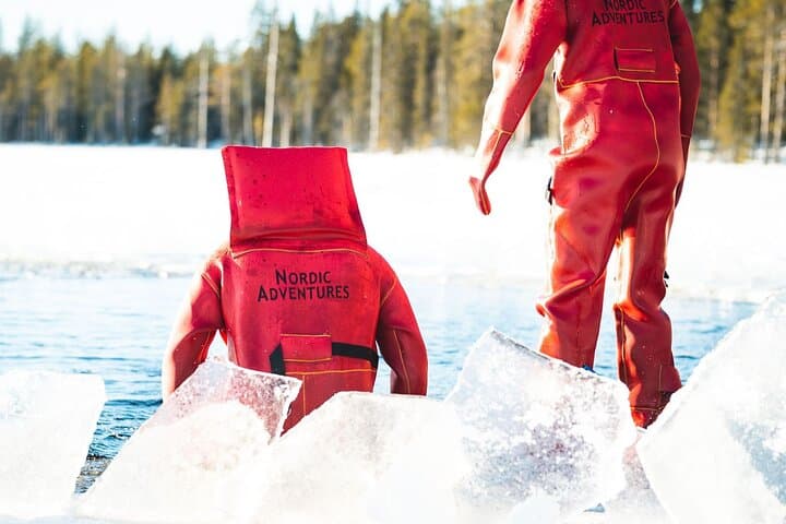 Daytime Arctic Ice-Floating in Rovaniemi, Small-Group