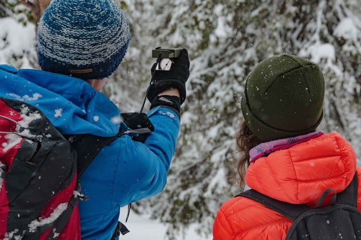 Snowshoeing Adventure with Ice-Fishing, Fire and Survival