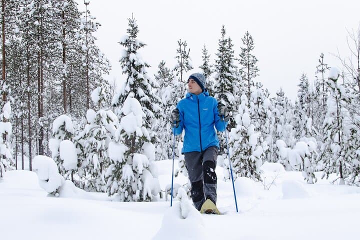 Snowshoeing Adventure with Ice-Fishing, Fire and Survival