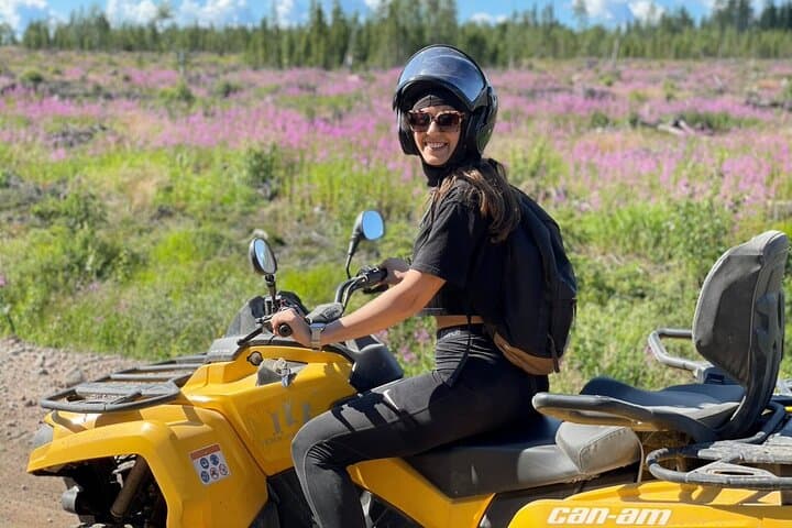 Midnight Sun ATV Ride & BBQ During the Golden Hour in Rovaniemi