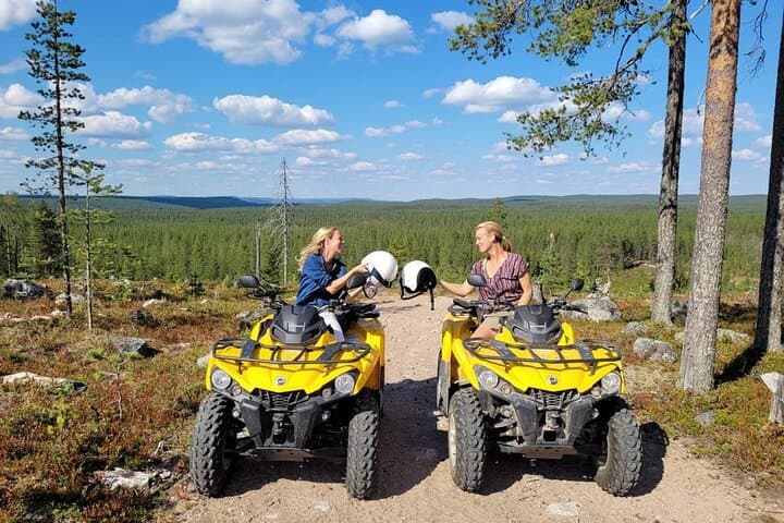 Midnight Sun ATV Ride & BBQ During the Golden Hour in Rovaniemi